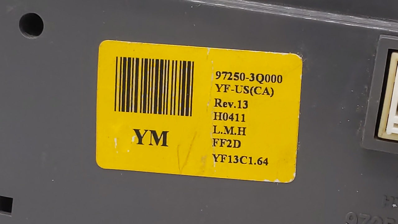 2011 Hyundai Sonata Climate Control Module Temperature AC/Heater Replacement P/N:97250-3Q000 94510-3Q000, 97250-3Q001 Fits O