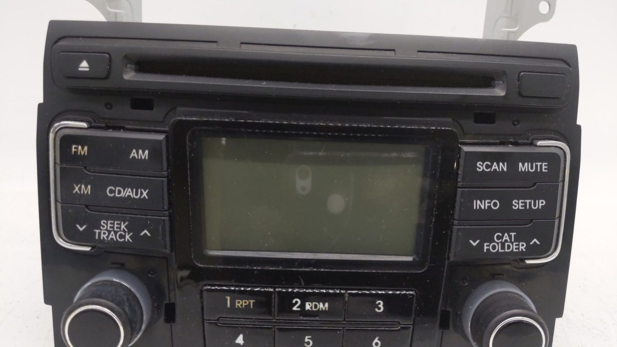 2011 Hyundai Sonata Radio AM FM Cd Player Receiver Replacement P/N:96180-3Q000 961803Q000, 961803Q001, 96180-3Q001 OEM Used 
