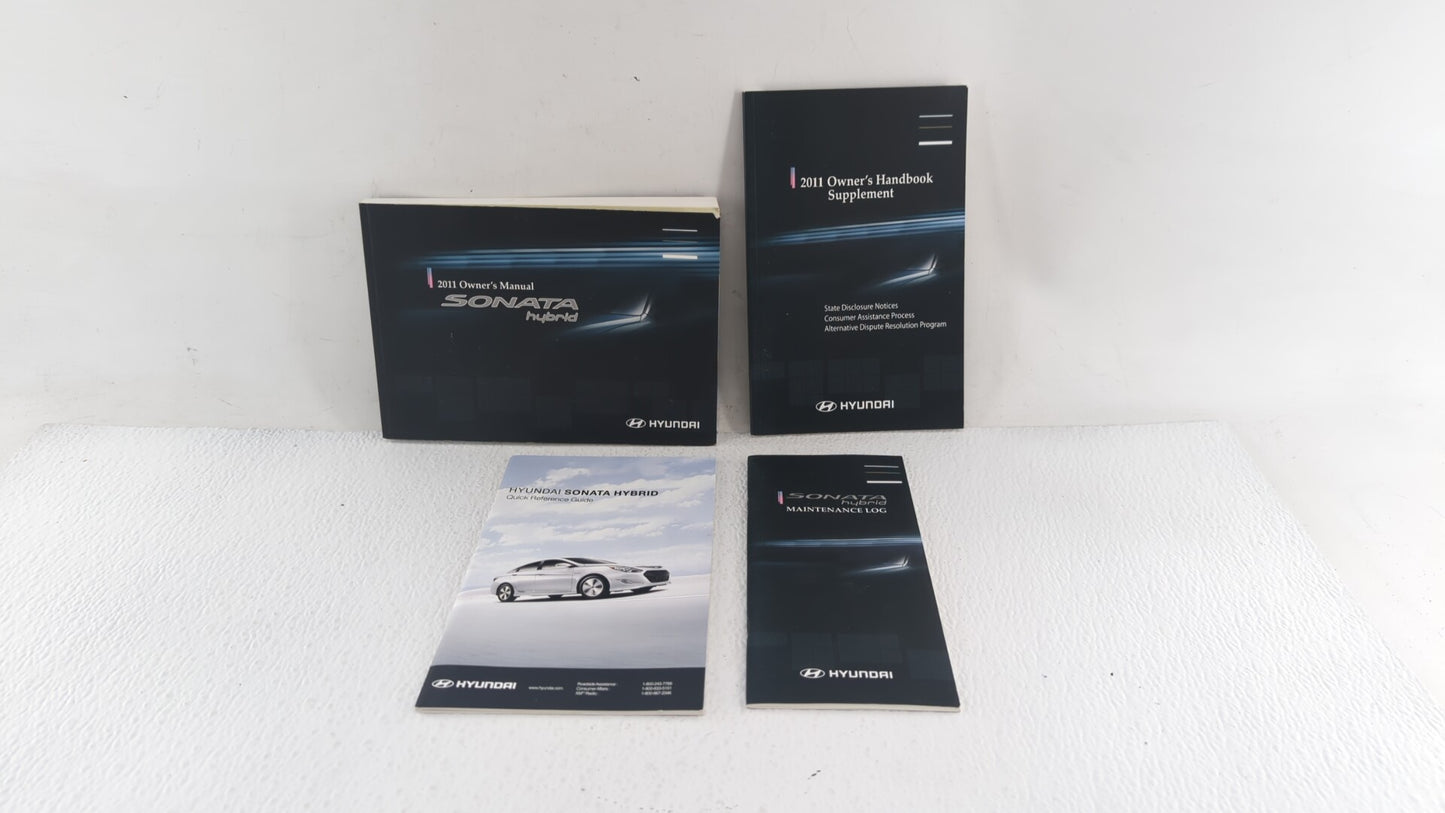 2011 Hyundai Sonata Owners Manual Book Guide OEM Used Auto Parts - Oemusedautoparts1.com