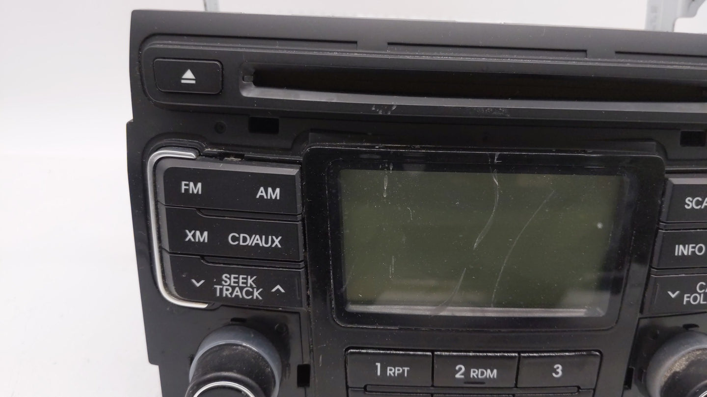 2011 Hyundai Sonata Radio AM FM Cd Player Receiver Replacement P/N:96180-3Q0014X 96560-4R7004X Fits OEM Used Auto Parts - Oe