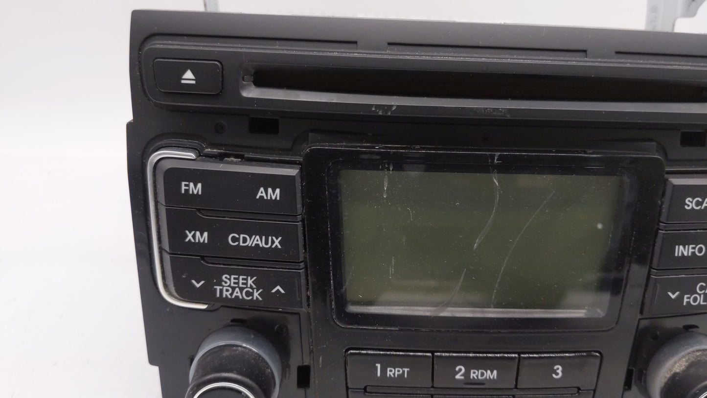 2011 Hyundai Sonata Radio AM FM Cd Player Receiver Replacement P/N:96180-3Q0014X 96560-4R7004X Fits OEM Used Auto Parts - Oe