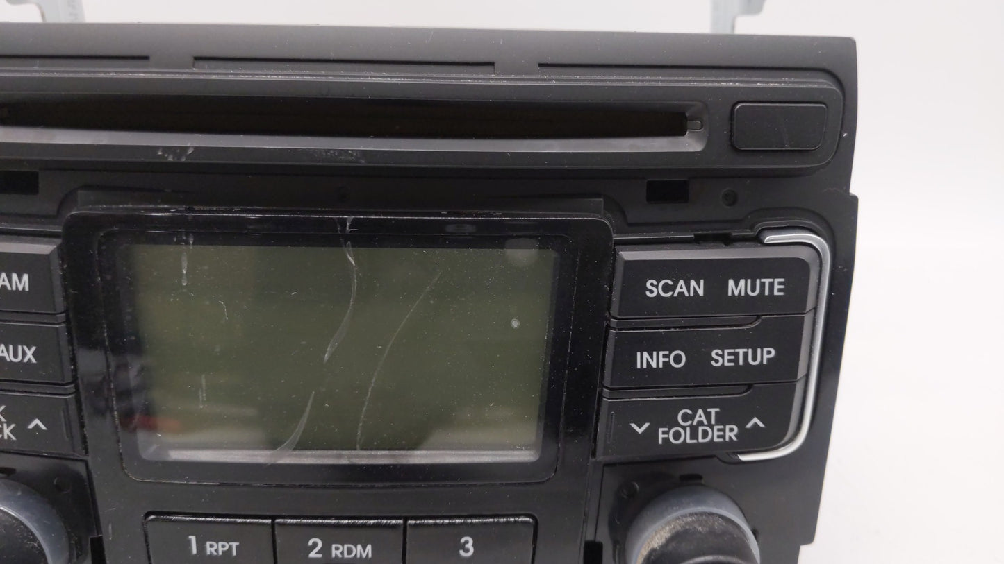 2011 Hyundai Sonata Radio AM FM Cd Player Receiver Replacement P/N:96180-3Q0014X 96560-4R7004X Fits OEM Used Auto Parts - Oe