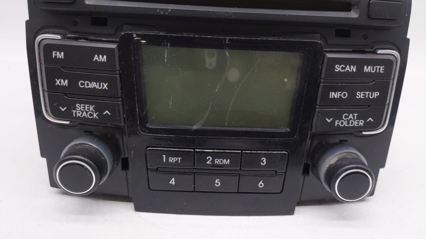 2011 Hyundai Sonata Radio AM FM Cd Player Receiver Replacement P/N:96180-3Q0014X 96560-4R7004X Fits OEM Used Auto Parts - Oe