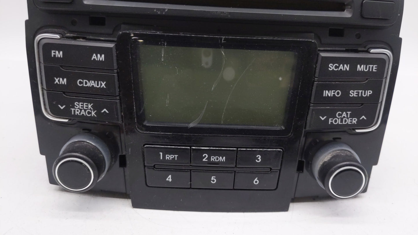 2011 Hyundai Sonata Radio AM FM Cd Player Receiver Replacement P/N:96180-3Q0014X 96560-4R7004X Fits OEM Used Auto Parts - Oe