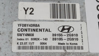 2011-2015 Hyundai Sonata PCM Engine Control Computer ECU ECM PCU OEM P/N:39155-2G916 39105-2G916 Fits OEM Used Auto Parts - 