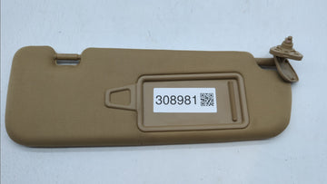 2011-2015 Hyundai Sonata Sun Visor Shade Replacement Passenger Right Mirror Fits Fits 2011 2012 2013 2014 2015 OEM Used Auto Parts