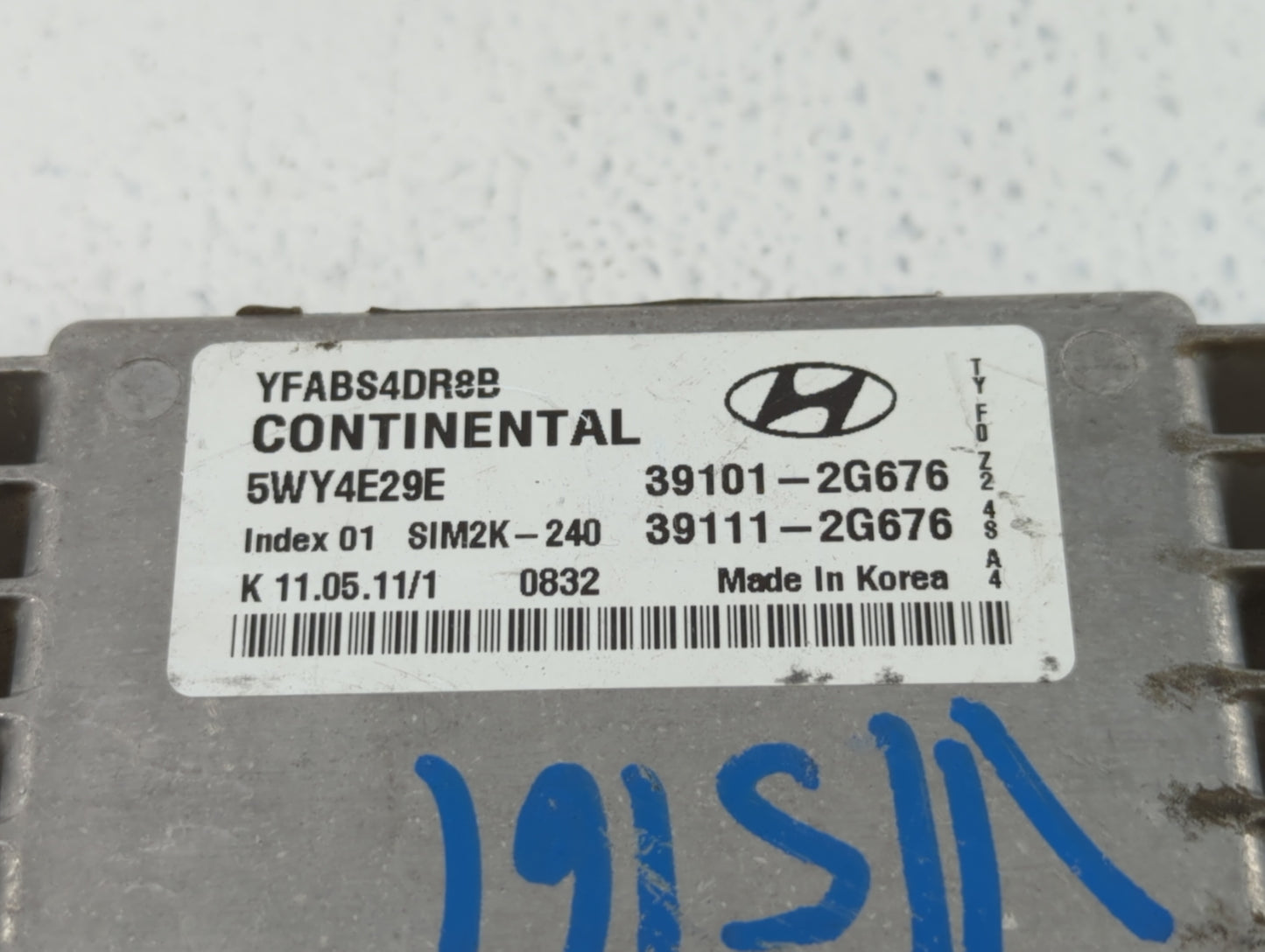 2011-2014 Hyundai Sonata PCM Engine Control Computer ECU ECM PCU OEM P/N:39111-2G676 39101-2G667 Fits Fits 2011 2012 2013 20