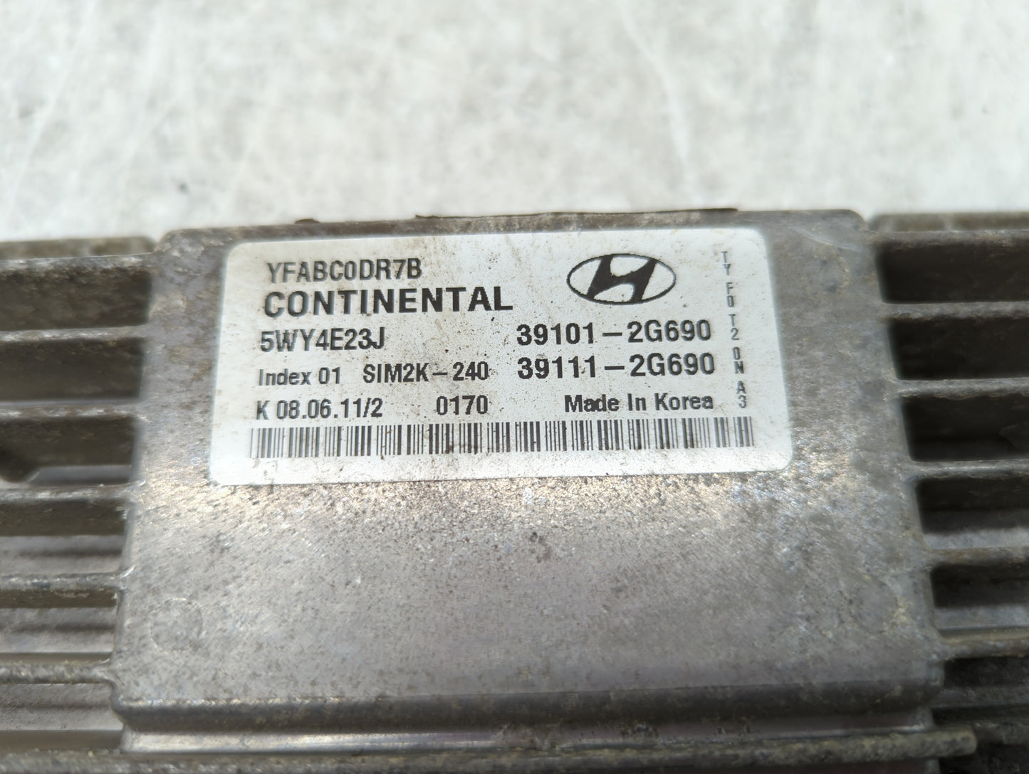 2011-2014 Hyundai Sonata PCM Engine Control Computer ECU ECM PCU OEM P/N:39101-2G692 39111-2G690 Fits Fits 2011 2012 2013 20