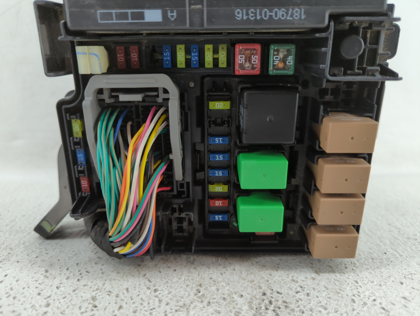 2011-2014 Hyundai Sonata Fusebox Fuse Box Panel Relay Module P/N:VS912003Q094YA VS912003Q071MG Fits Fits 2011 2012 2013 2014