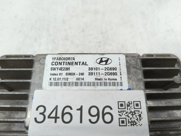 2011-2014 Hyundai Sonata PCM Engine Control Computer ECU ECM PCU OEM P/N:39101-2G692 39111-2G690 Fits Fits 2011 2012 2013 2014 OEM Used Auto Parts