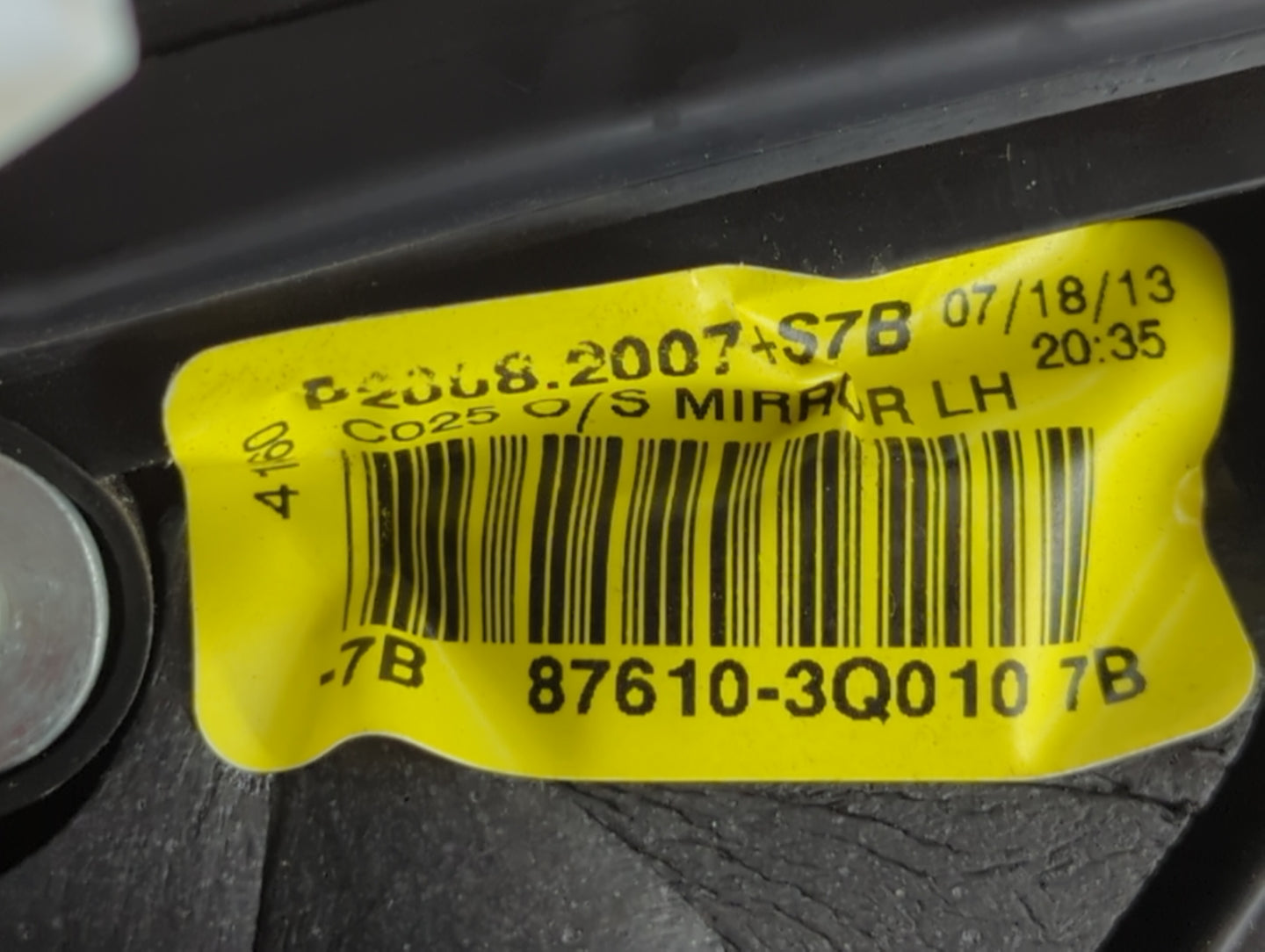2011-2014 Hyundai Sonata Driver Side View Mirror - Left Door Mirror OEM Used - Oemusedautoparts1.com
