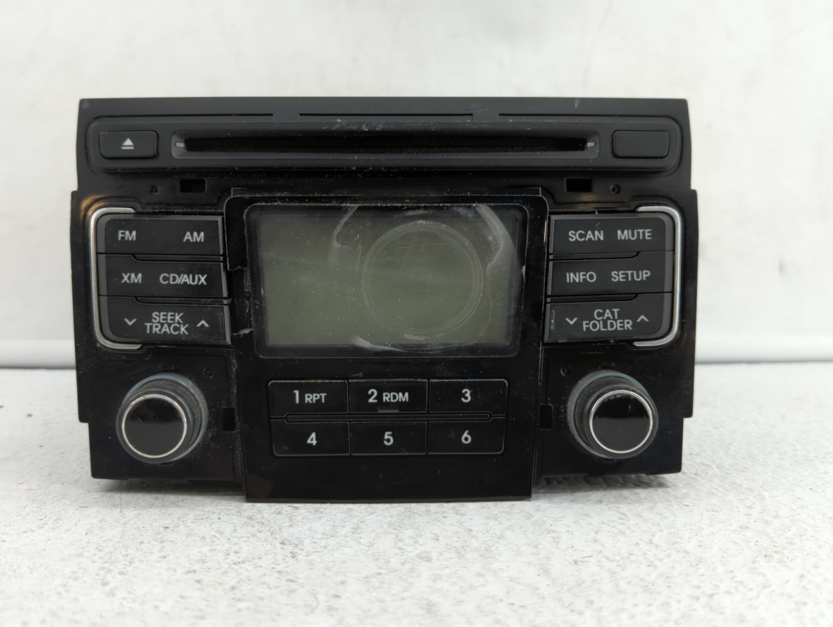 2011-2011 Hyundai Sonata Am Fm Cd Player Radio Receiver 372017 - Oemusedautoparts1.com