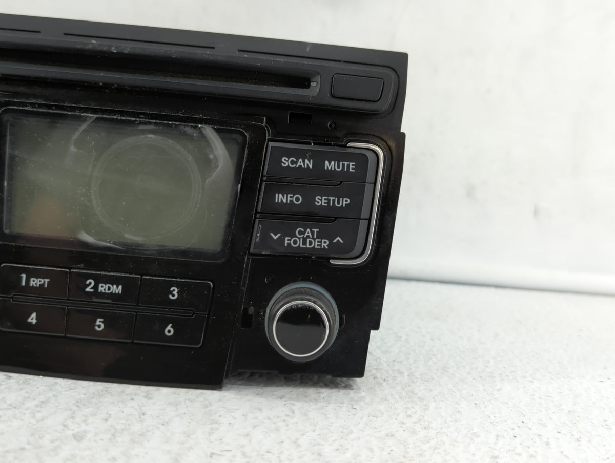 2011-2011 Hyundai Sonata Am Fm Cd Player Radio Receiver 372017 - Oemusedautoparts1.com