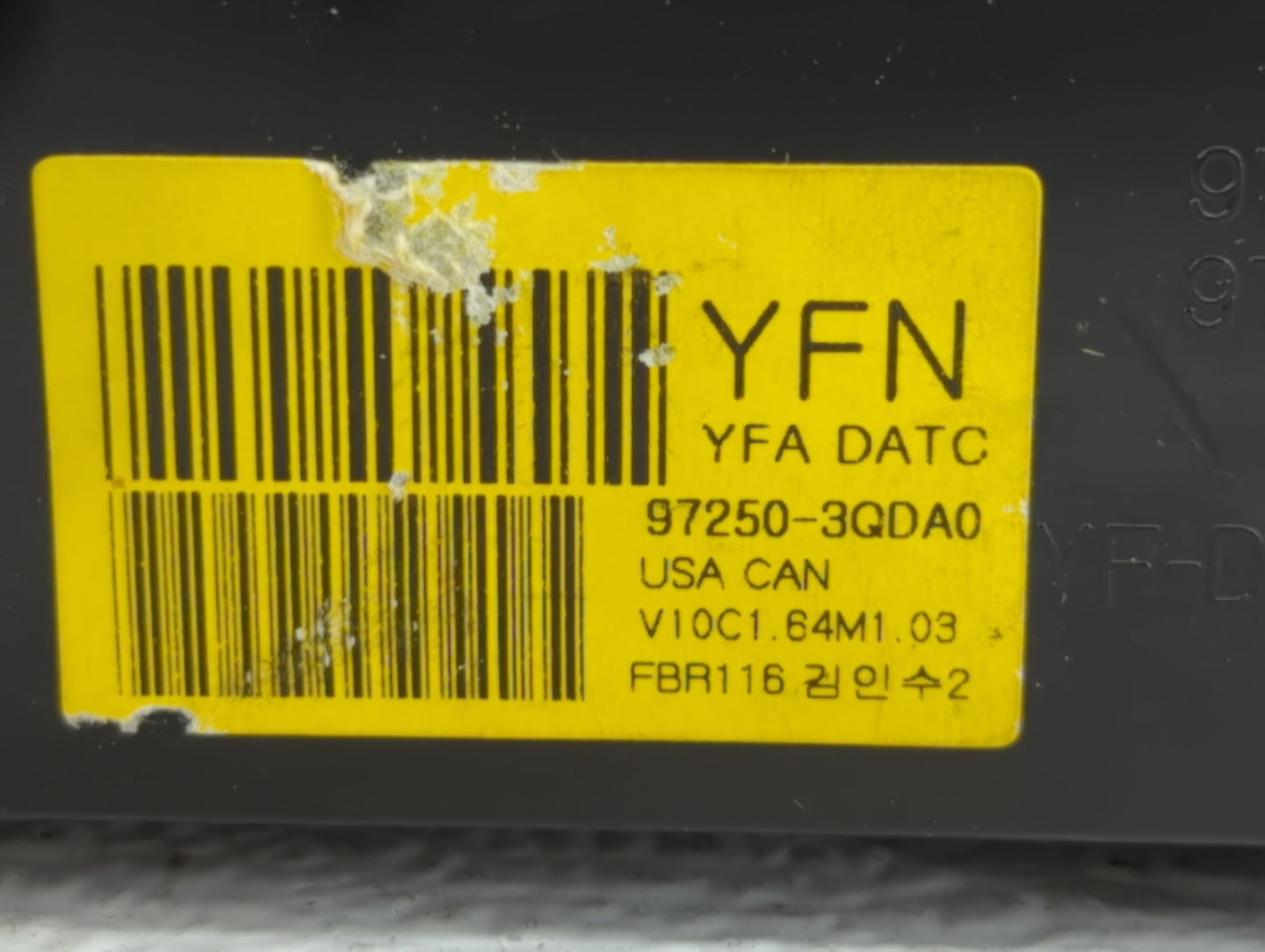 2011 Hyundai Sonata Climate Control Module Temperature AC/Heater Replacement P/N:97250-3QDA0 97250-3QDC0 Fits OEM Used Auto 