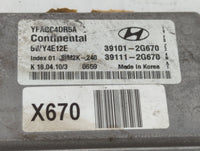 2011-2014 Hyundai Sonata PCM Engine Control Computer ECU ECM PCU OEM P/N:39111-2G663 39101-2G663 Fits Fits 2011 2012 2013 20