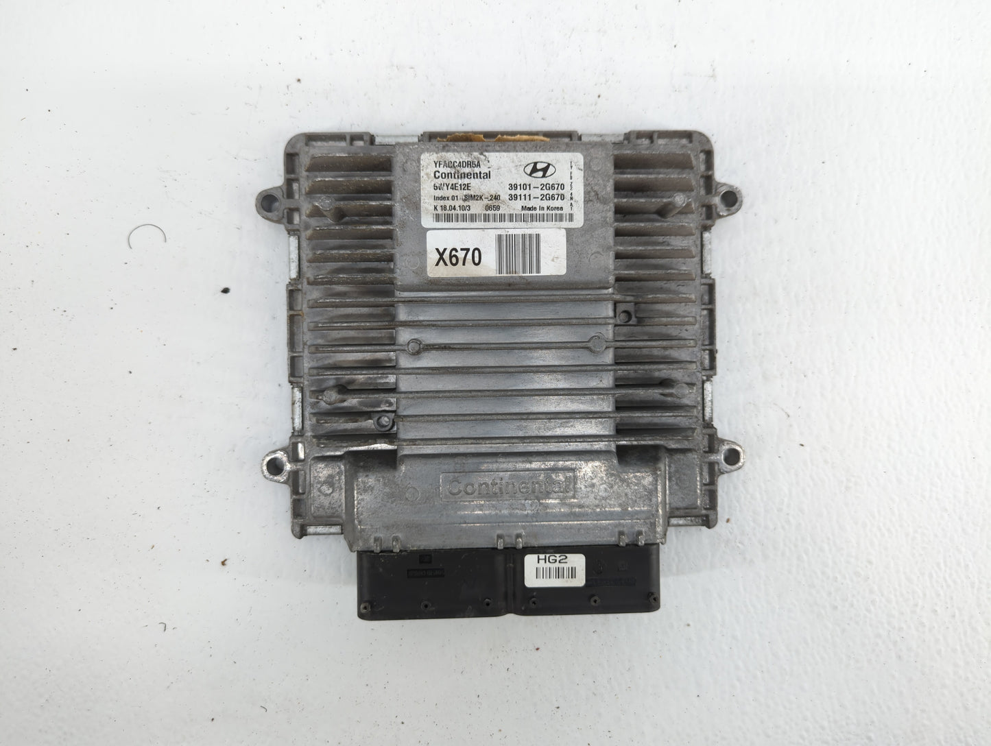 2011-2014 Hyundai Sonata PCM Engine Control Computer ECU ECM PCU OEM P/N:39111-2G663 39101-2G663 Fits Fits 2011 2012 2013 20