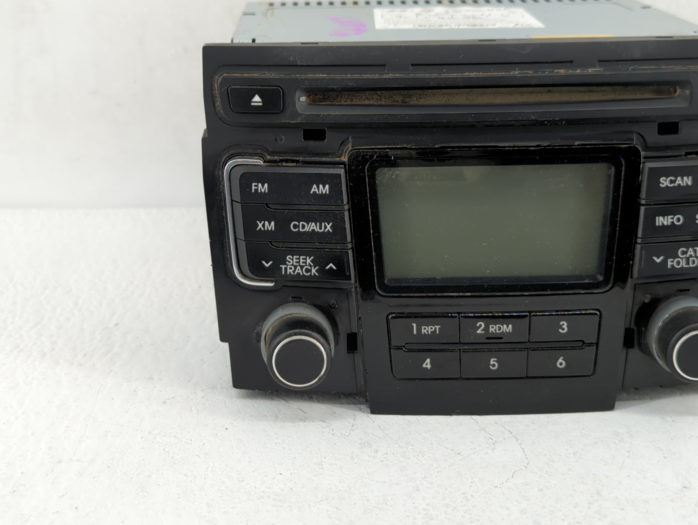 2011 Hyundai Sonata Radio AM FM Cd Player Receiver Replacement P/N:96180-3Q000 961803Q000, 961803Q001, 96180-3Q001 Fits OEM 