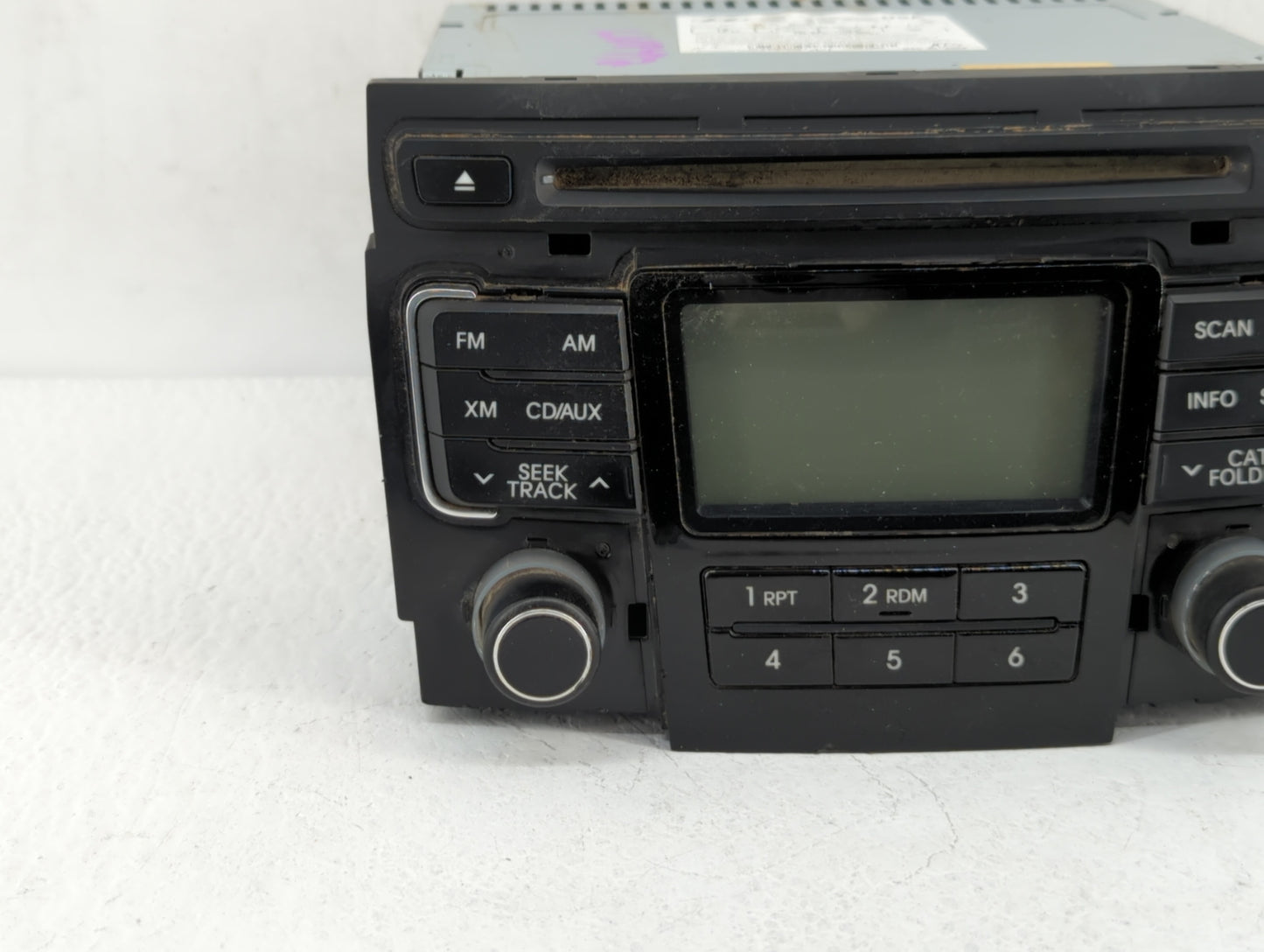 2011 Hyundai Sonata Radio AM FM Cd Player Receiver Replacement P/N:96180-3Q000 961803Q000, 961803Q001, 96180-3Q001 Fits OEM 