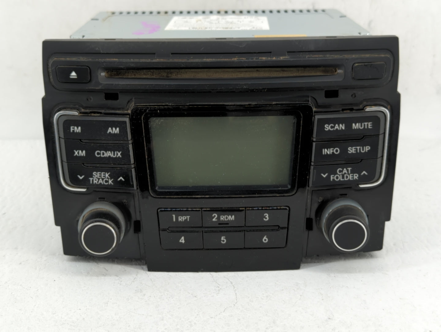 2011 Hyundai Sonata Radio AM FM Cd Player Receiver Replacement P/N:96180-3Q000 961803Q000, 961803Q001, 96180-3Q001 Fits OEM 