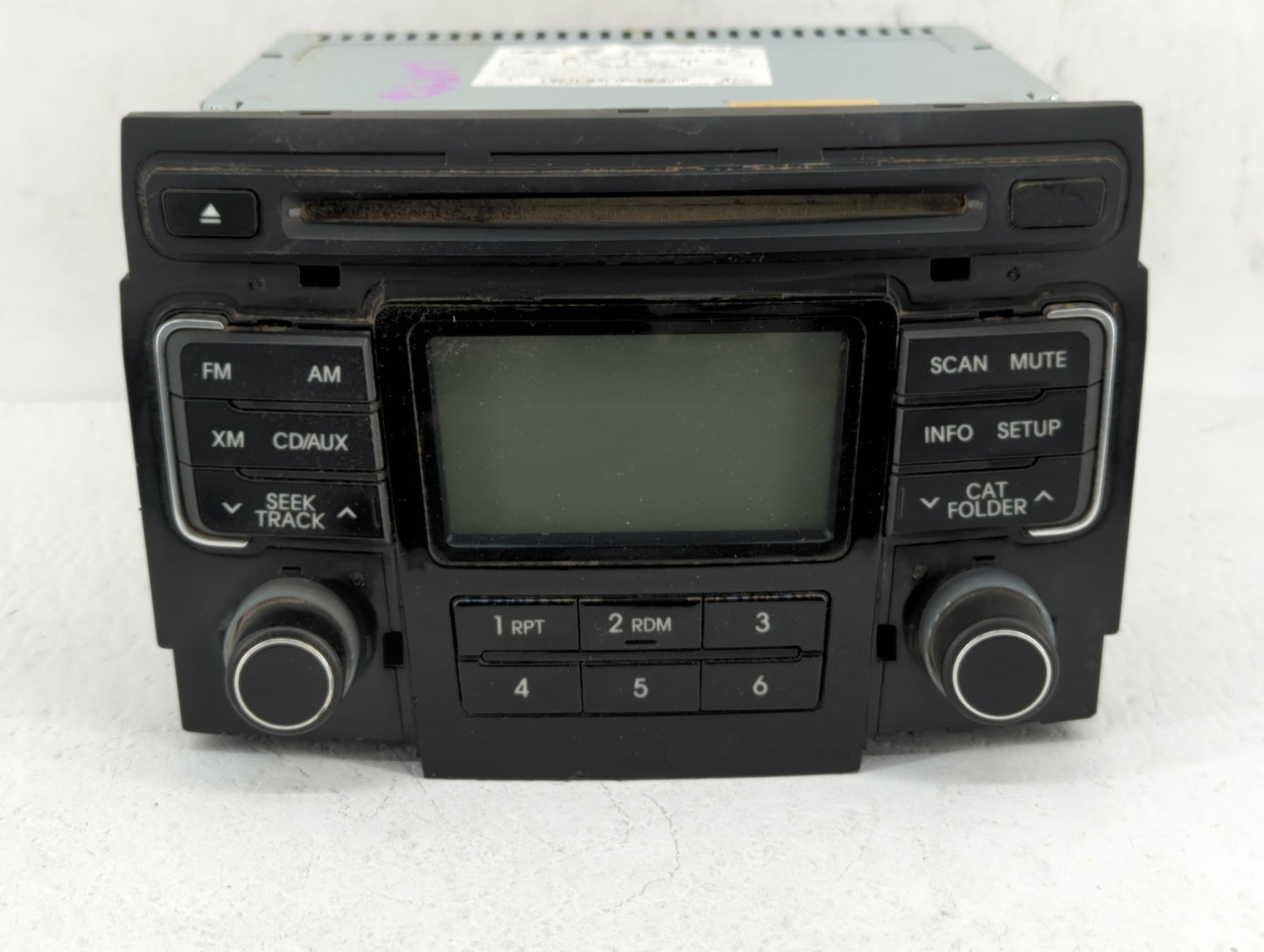 2011 Hyundai Sonata Radio AM FM Cd Player Receiver Replacement P/N:96180-3Q000 961803Q000, 961803Q001, 96180-3Q001 Fits OEM 