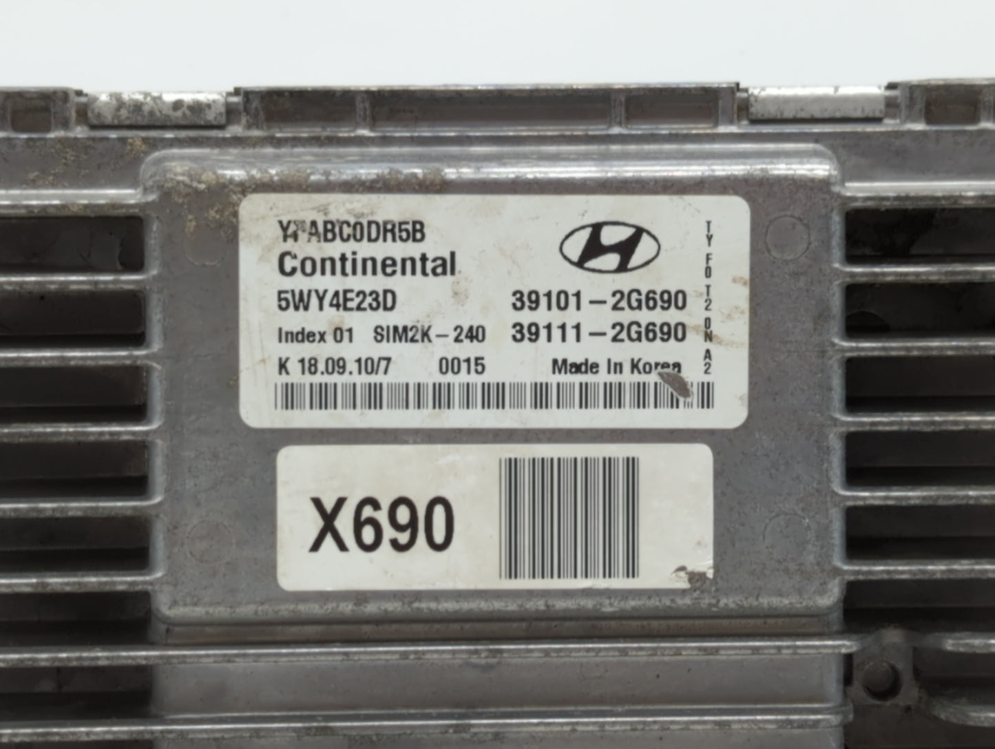 2011-2014 Hyundai Sonata PCM Engine Control Computer ECU ECM PCU OEM P/N:39101-2G692 39111-2G690 Fits Fits 2011 2012 2013 20