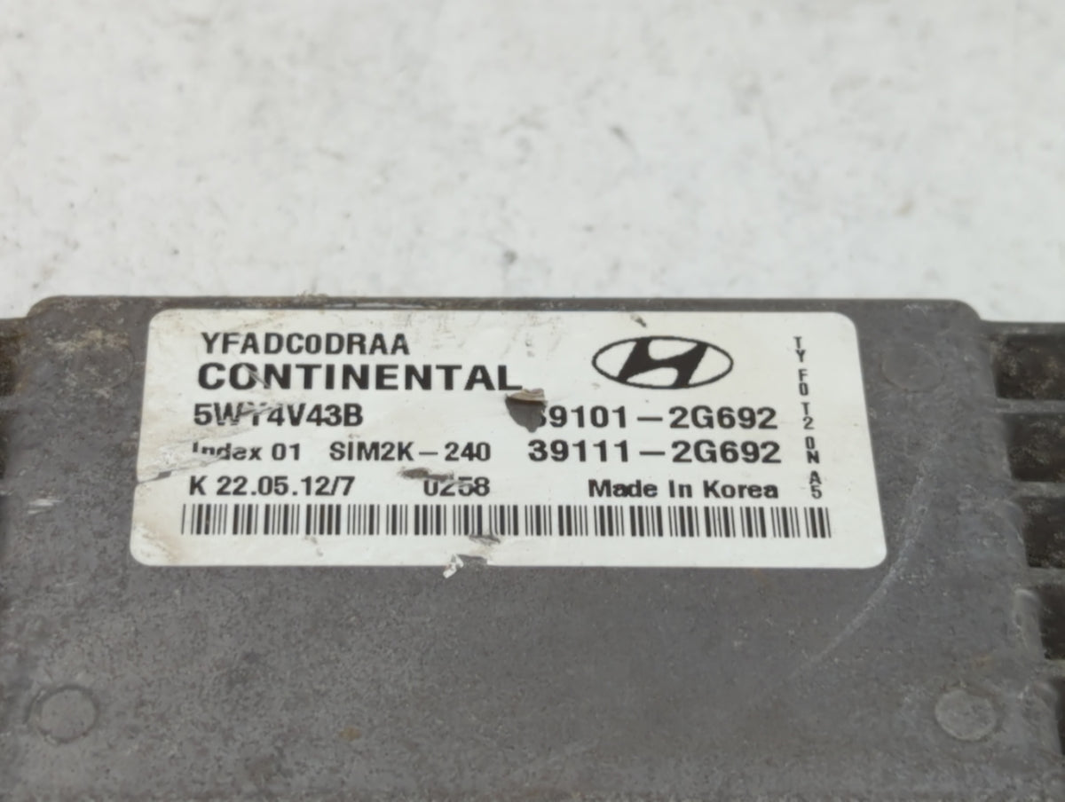 2011-2014 Hyundai Sonata PCM Engine Control Computer ECU ECM PCU OEM P/N:39101-2G692 39111-2G690 Fits 2011 2012 2013 2014 OE