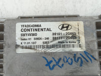 2011-2014 Hyundai Sonata PCM Engine Control Computer ECU ECM PCU OEM P/N:39111-2G663 39101-2G663 Fits Fits 2011 2012 2013 20