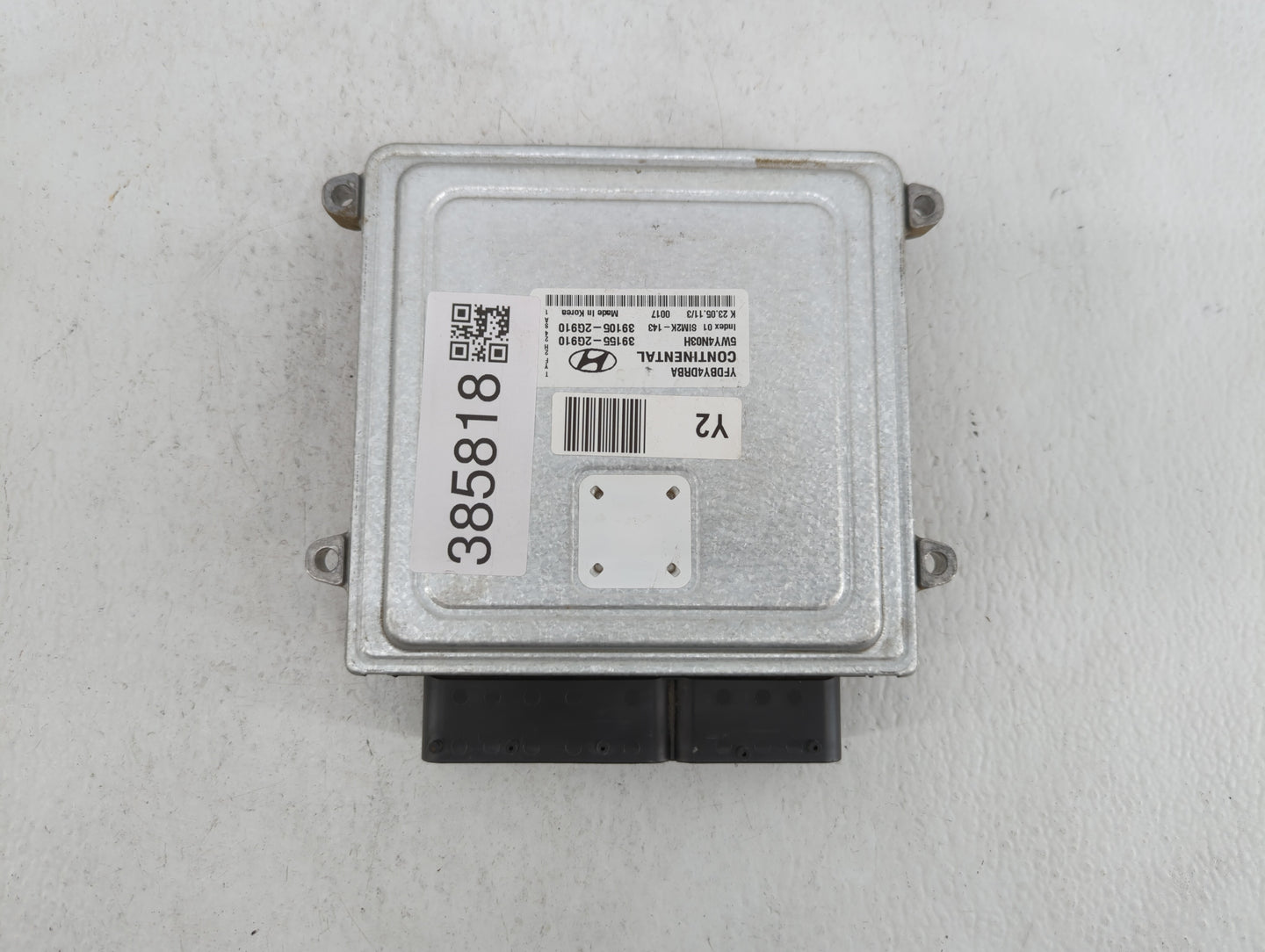 2011-2015 Hyundai Sonata PCM Engine Control Computer ECU ECM PCU OEM P/N:39105-2G910 39155-2G910 Fits OEM Used Auto Parts - 
