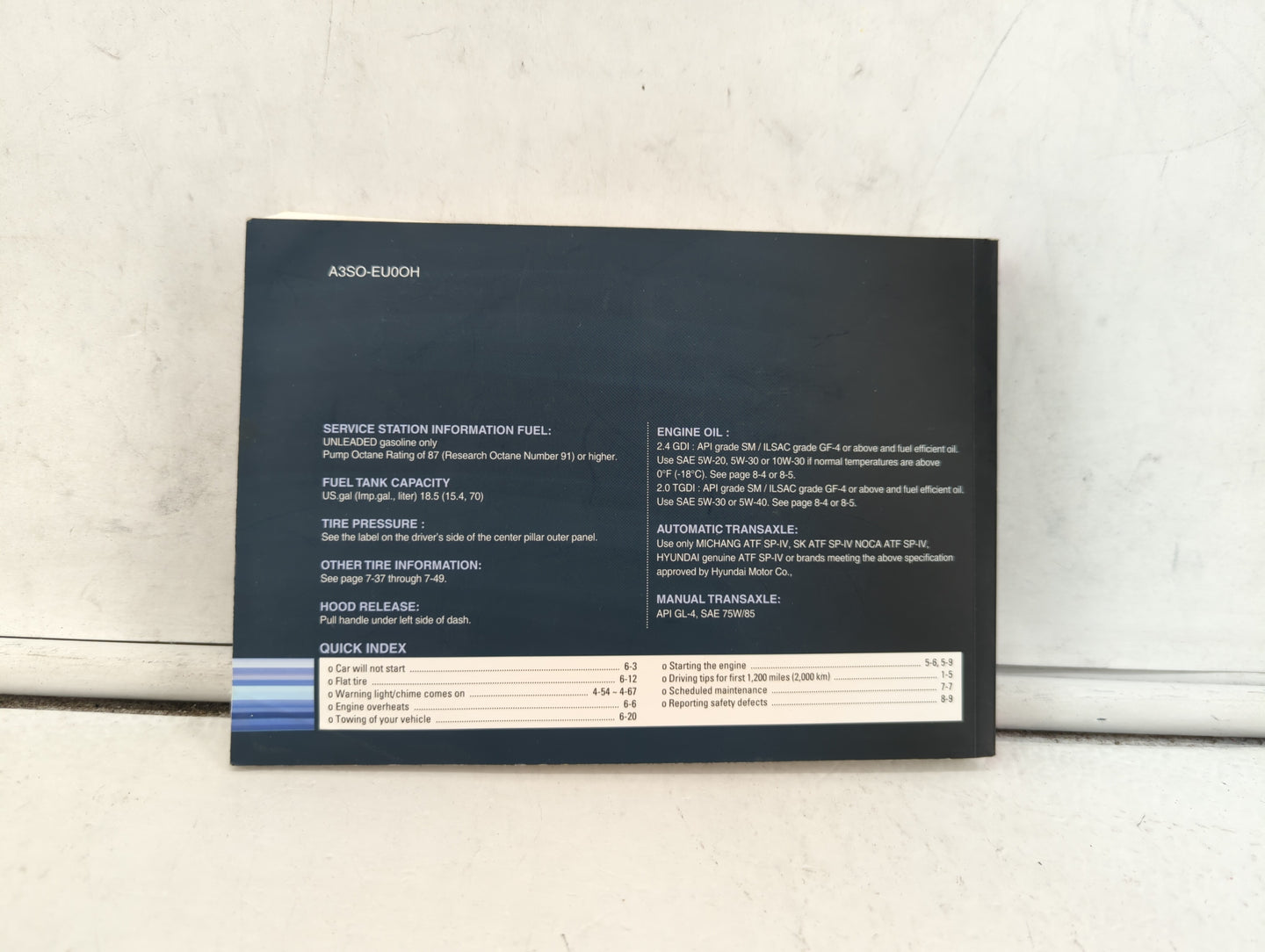 2011 Hyundai Sonata Owners Manual Book Guide OEM Used Auto Parts - Oemusedautoparts1.com