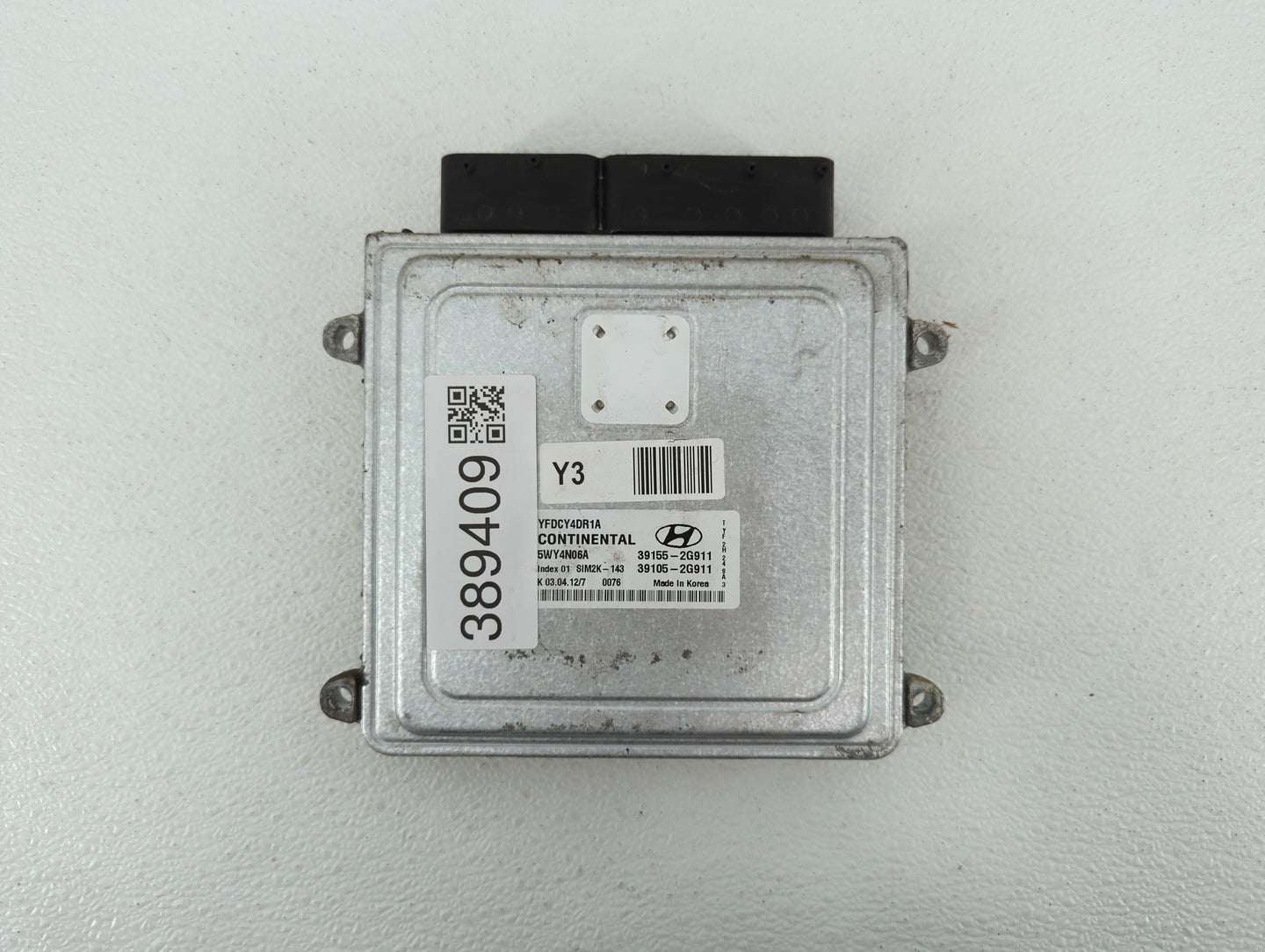 2011-2015 Hyundai Sonata PCM Engine Control Computer ECU ECM PCU OEM P/N:39105-2G910 39155-2G910 Fits OEM Used Auto Parts - 