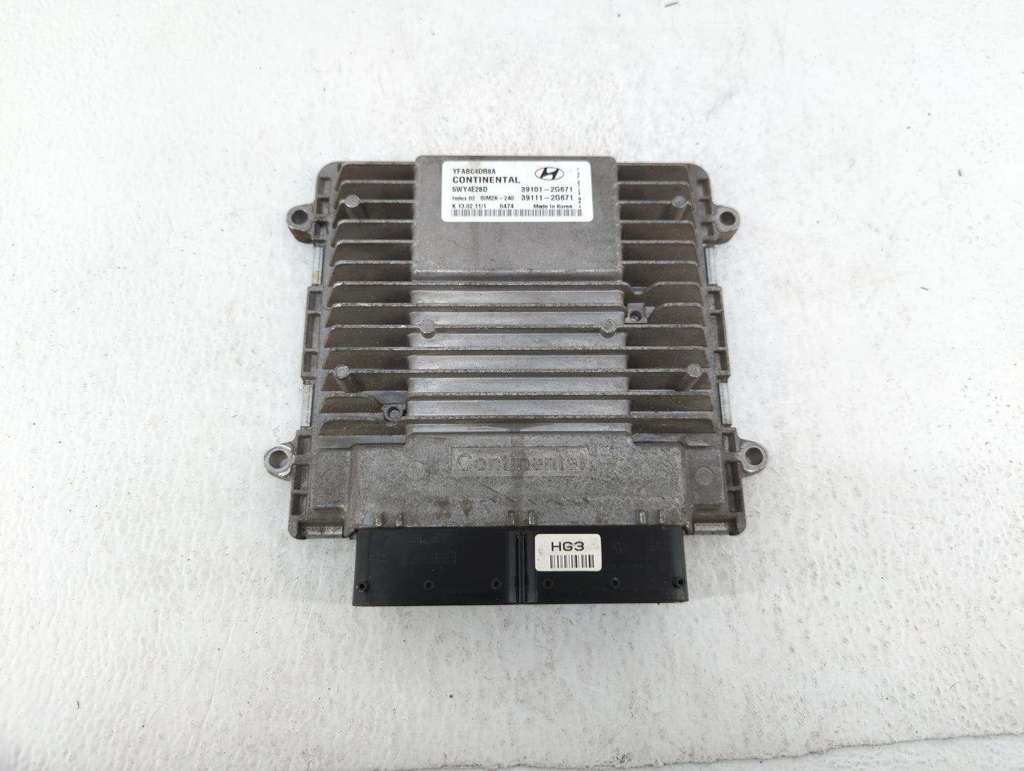2011 Hyundai Sonata PCM Engine Control Computer ECU ECM PCU OEM P/N:39111-2G661 39101-2G661, 39111-2G660, 39101-2G660 Fits O