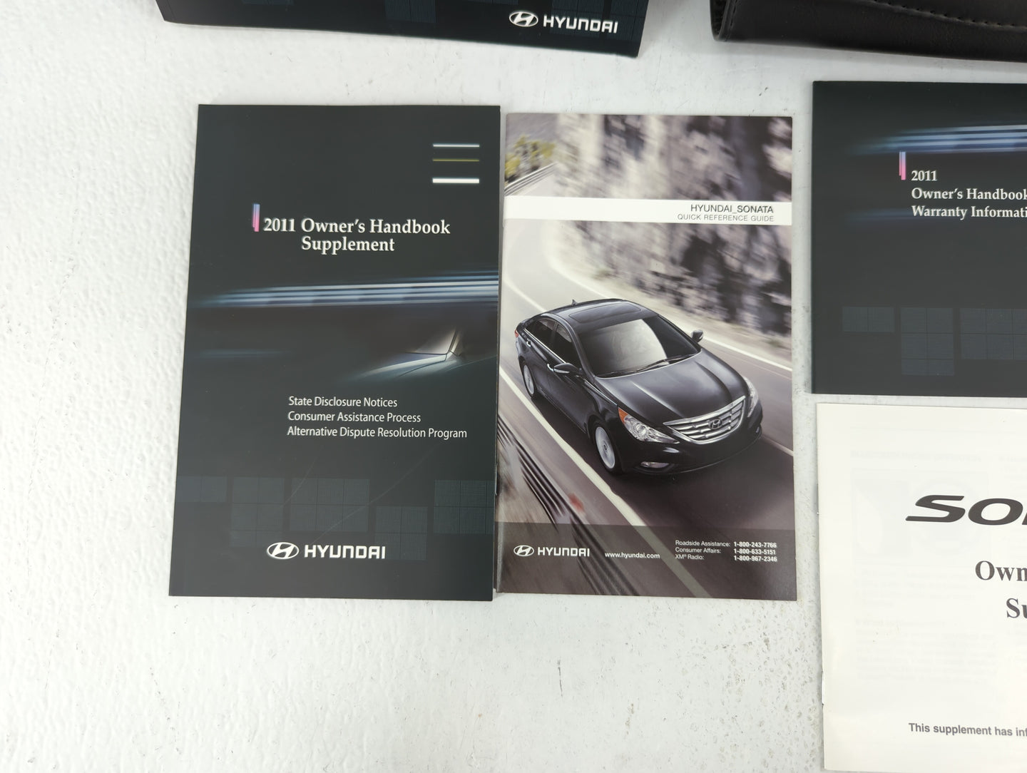2011 Hyundai Sonata Owners Manual Book Guide OEM Used Auto Parts - Oemusedautoparts1.com