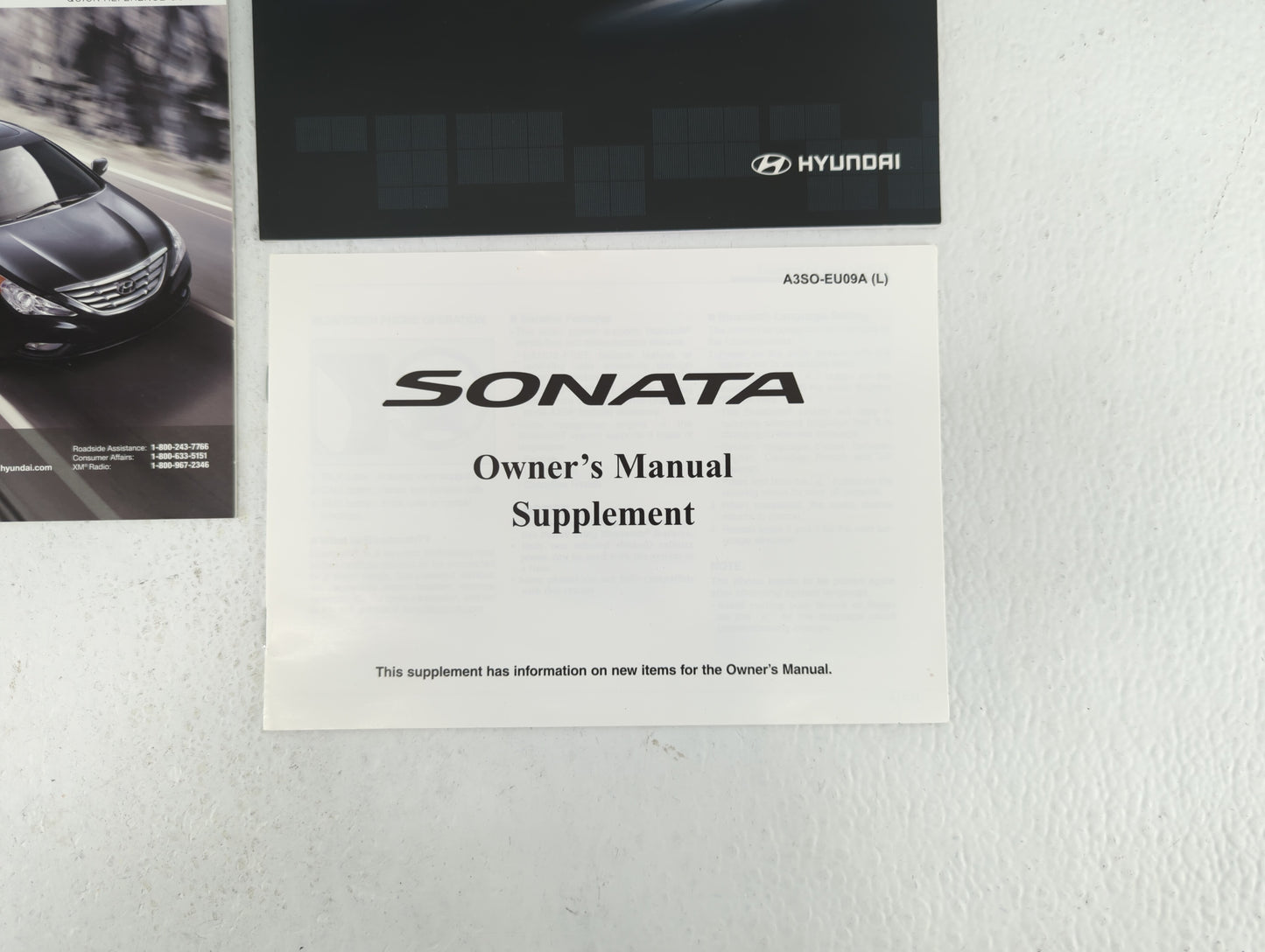 2011 Hyundai Sonata Owners Manual Book Guide OEM Used Auto Parts - Oemusedautoparts1.com