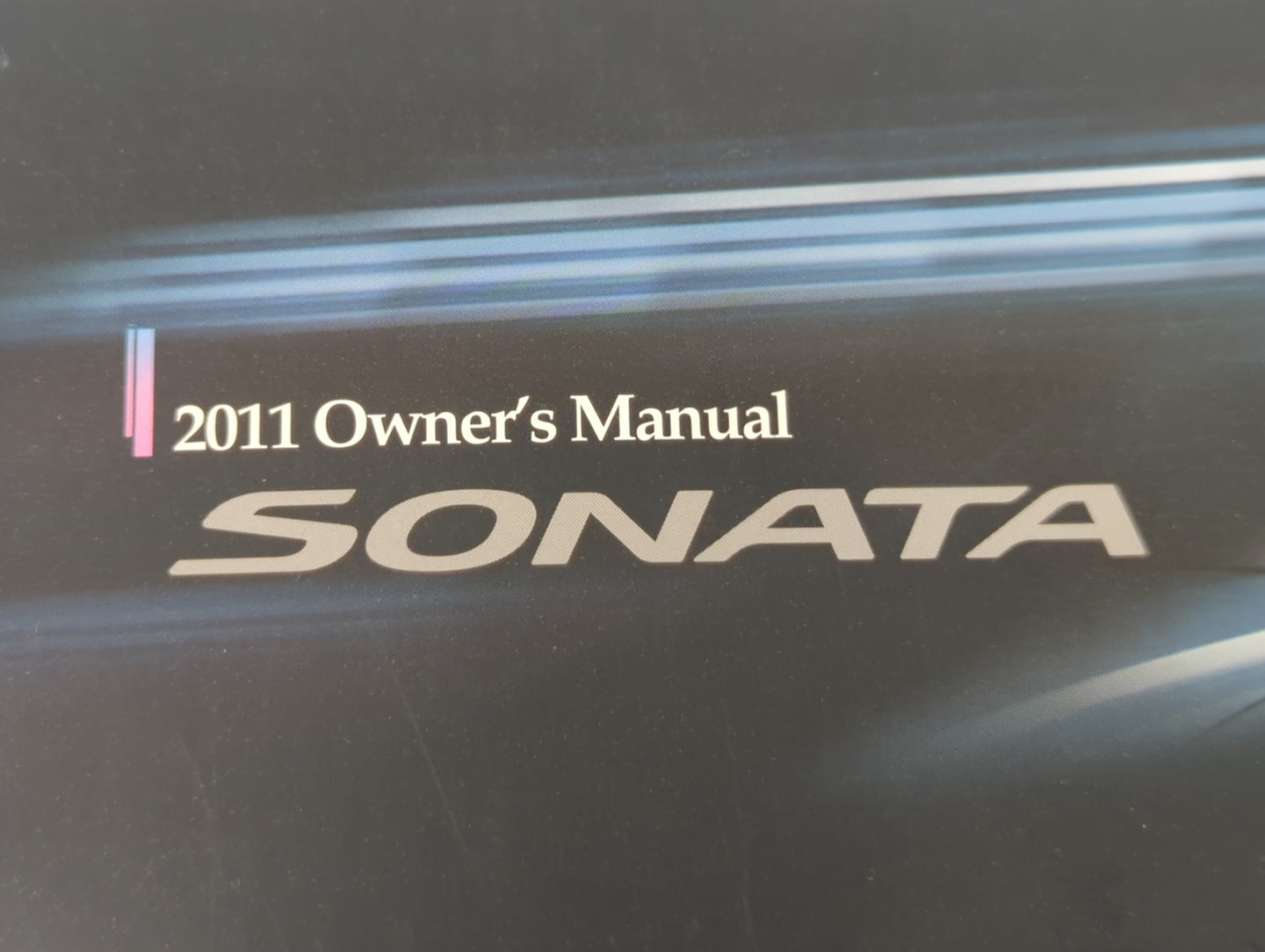 2011 Hyundai Sonata Owners Manual Book Guide OEM Used Auto Parts - Oemusedautoparts1.com