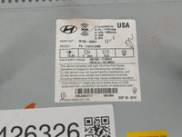 2011-2011 Hyundai Sonata Am Fm Cd Player Radio Receiver 426326 - Oemusedautoparts1.com