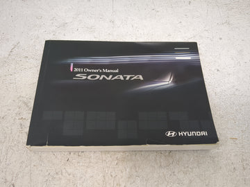 2011 Hyundai Sonata Owners Manual Book Guide P/N:A3SO-EU08G OEM Used Auto Parts - Oemusedautoparts1.com