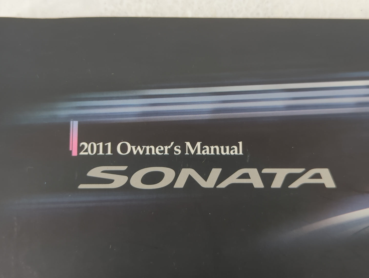 2011 Hyundai Sonata Owners Manual Book Guide OEM Used Auto Parts - Oemusedautoparts1.com