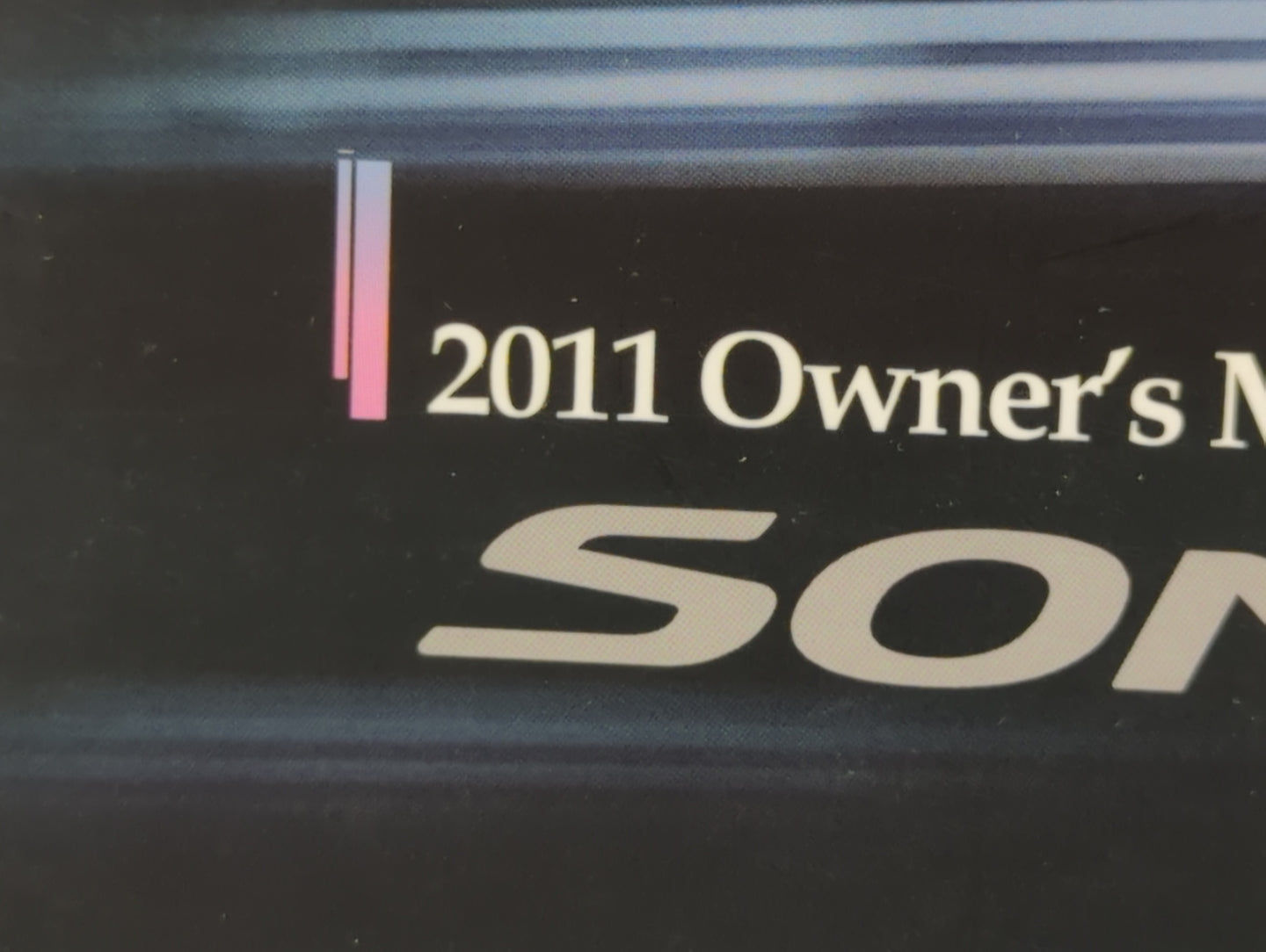 2011 Hyundai Sonata Owners Manual Book Guide OEM Used Auto Parts - Oemusedautoparts1.com