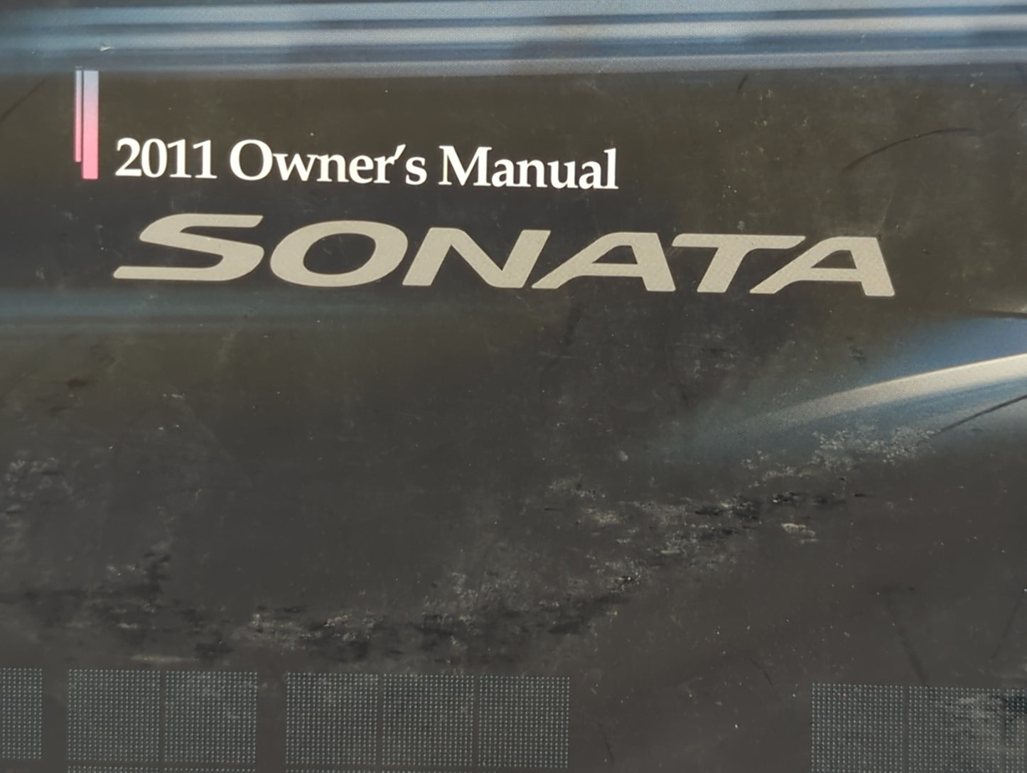 2011 Hyundai Sonata Owners Manual Book Guide OEM Used Auto Parts - Oemusedautoparts1.com