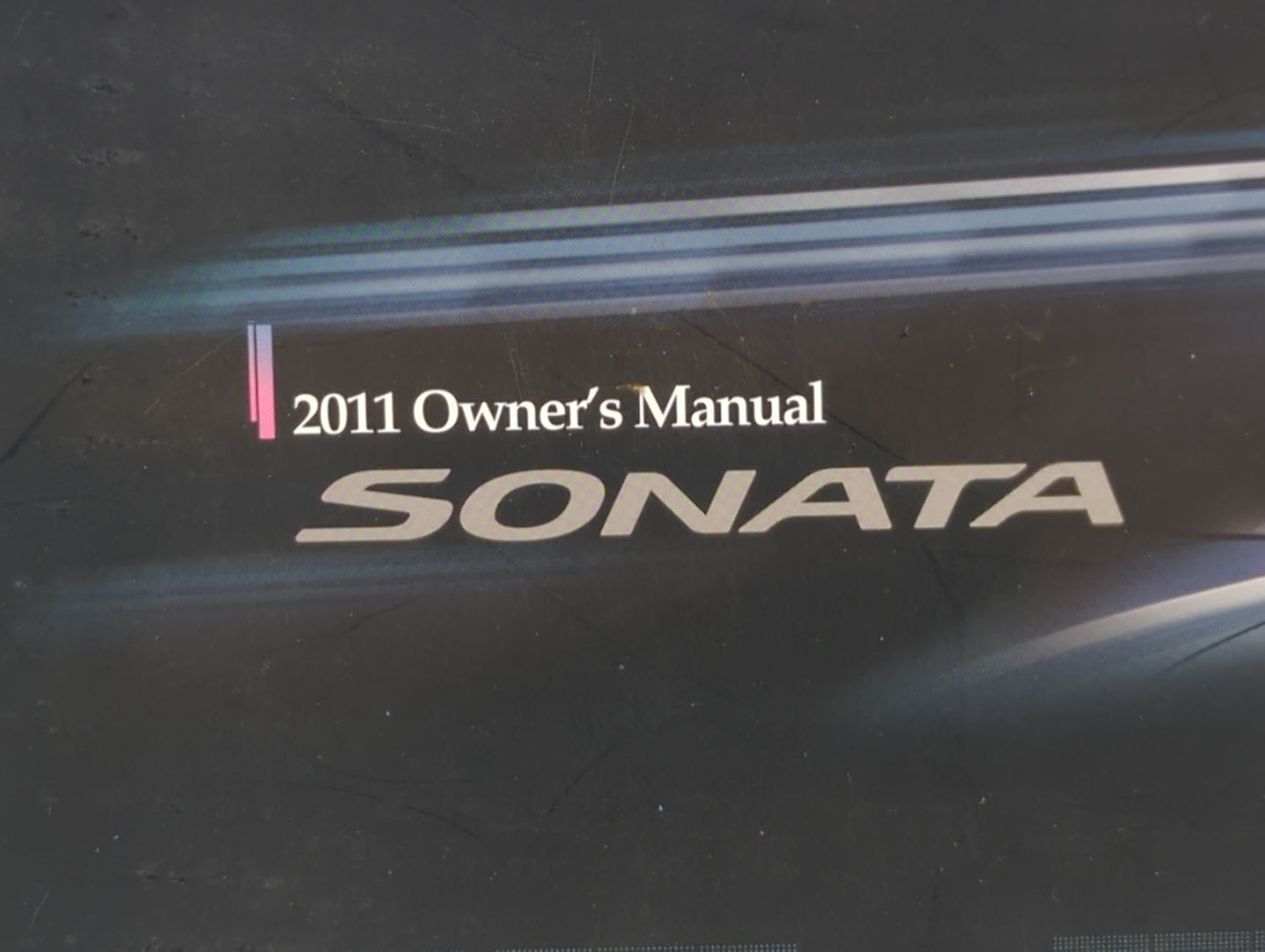 2011 Hyundai Sonata Owners Manual Book Guide OEM Used Auto Parts - Oemusedautoparts1.com