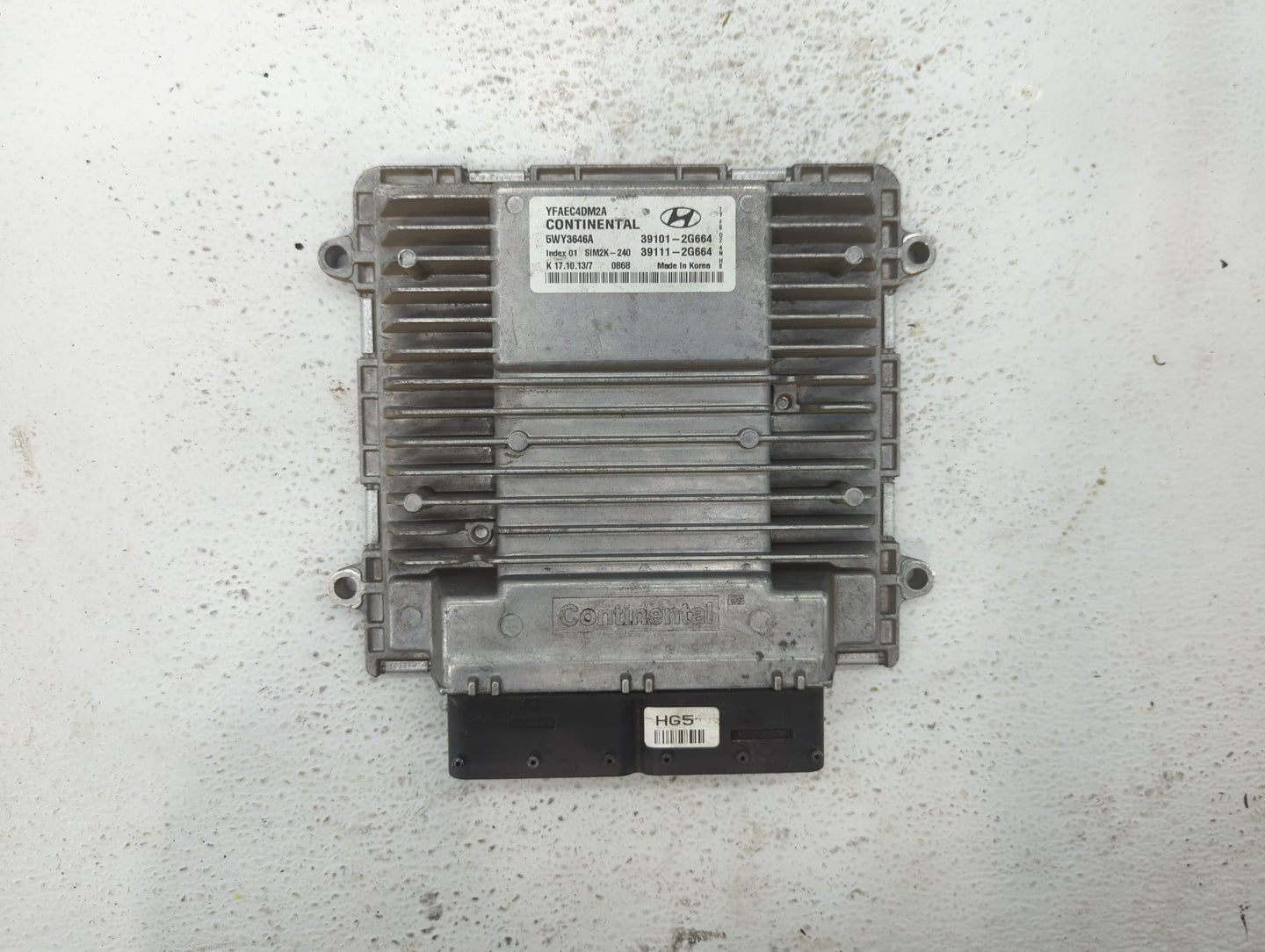 2011-2014 Hyundai Sonata PCM Engine Control Computer ECU ECM PCU OEM P/N:39111-2G664 39101-2G664 Fits Fits 2011 2012 2013 20