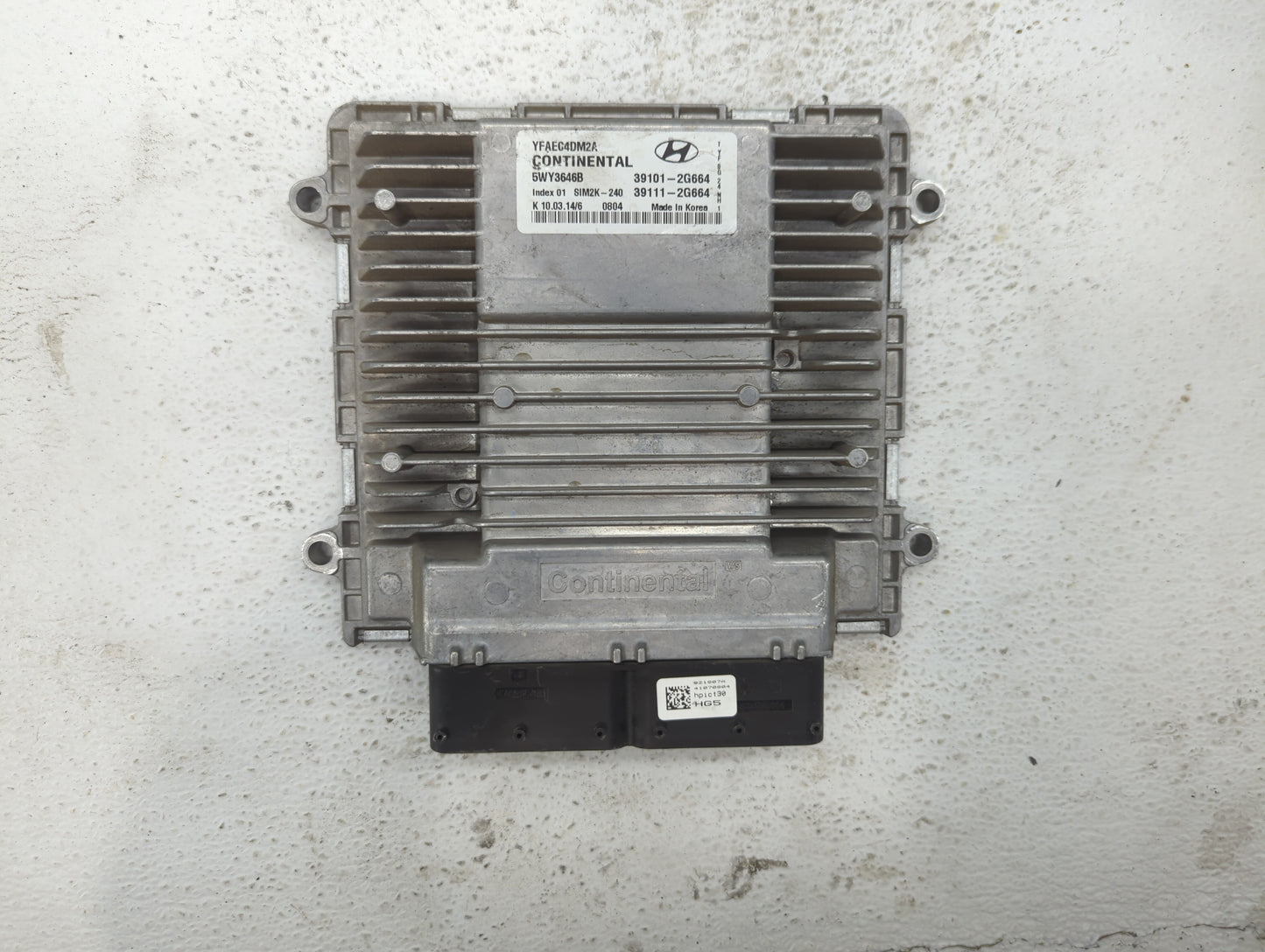 2011-2014 Hyundai Sonata PCM Engine Control Computer ECU ECM PCU OEM P/N:39111-2G662 39111-2G663 Fits Fits 2011 2012 2013 20