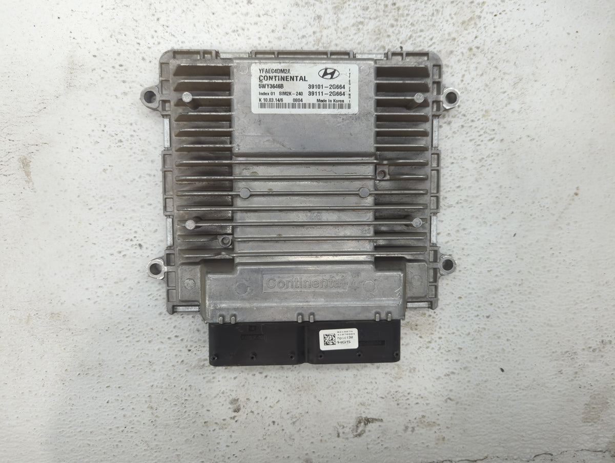 2011-2014 Hyundai Sonata PCM Engine Control Computer ECU ECM PCU OEM P/N:39111-2G662 39111-2G663 Fits 2011 2012 2013 2014 OE