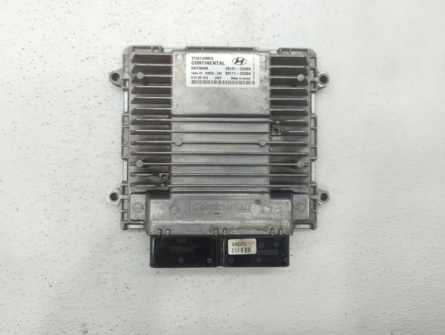 2011-2014 Hyundai Sonata PCM Engine Control Computer ECU ECM PCU OEM P/N:39111-2G661 39101-2G661 Fits Fits 2011 2012 2013 20