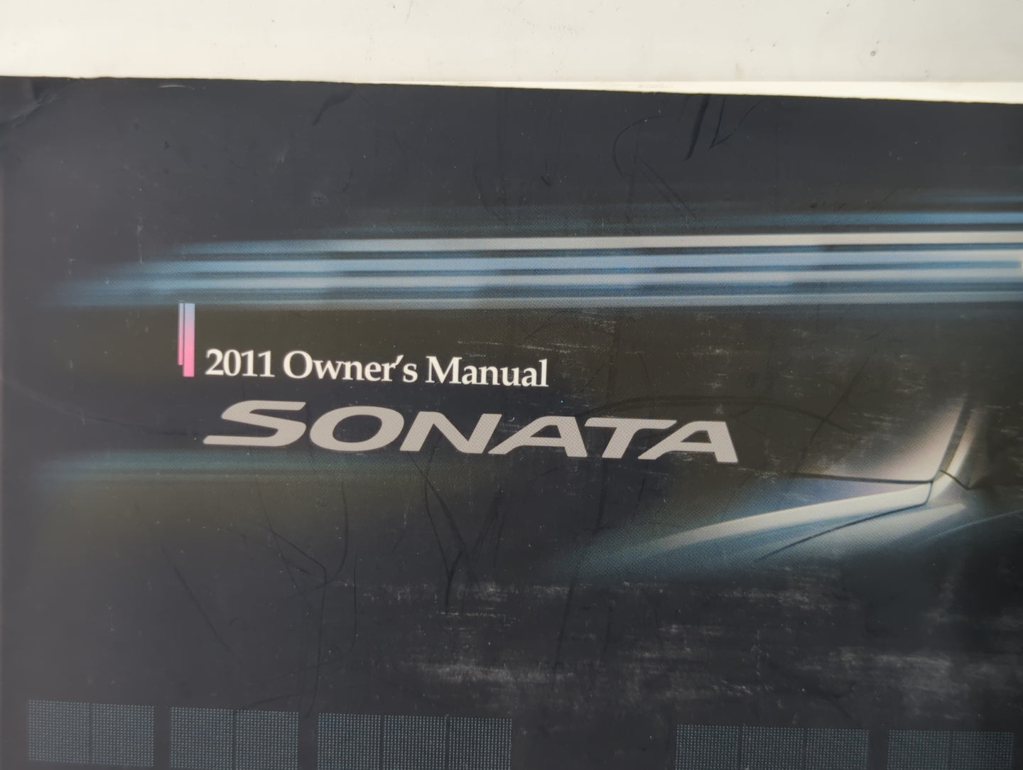2011 Hyundai Sonata Owners Manual Book Guide OEM Used Auto Parts - Oemusedautoparts1.com
