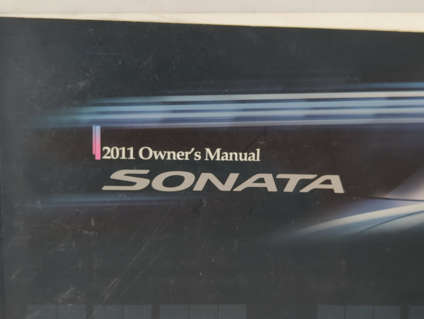 2011 Hyundai Sonata Owners Manual Book Guide OEM Used Auto Parts - Oemusedautoparts1.com