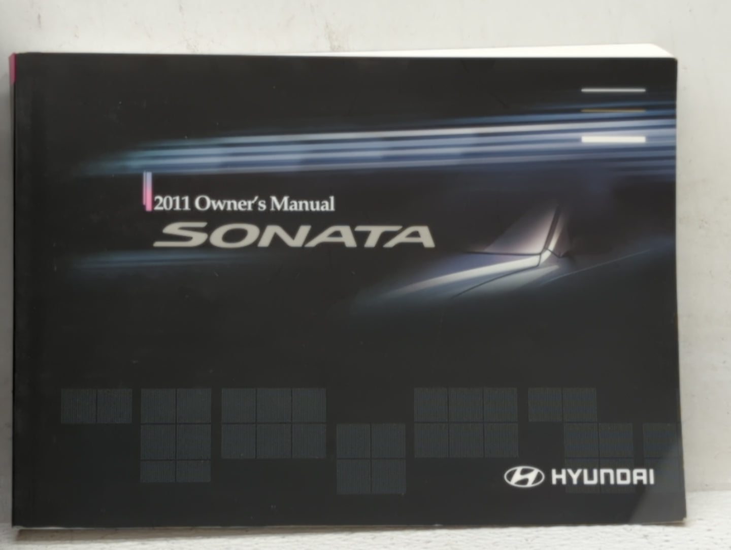 2011 Hyundai Sonata Owners Manual Book Guide OEM Used Auto Parts - Oemusedautoparts1.com