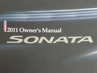 2011 Hyundai Sonata Owners Manual Book Guide OEM Used Auto Parts - Oemusedautoparts1.com