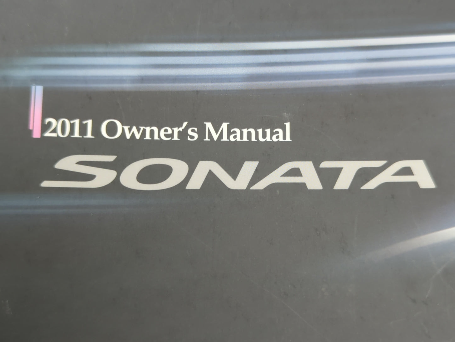 2011 Hyundai Sonata Owners Manual Book Guide OEM Used Auto Parts - Oemusedautoparts1.com