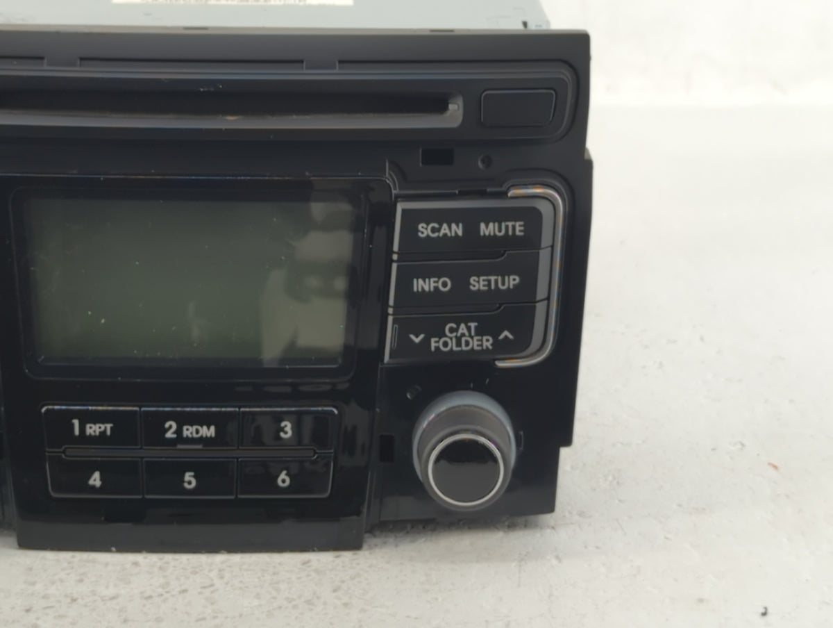 2011-2011 Hyundai Sonata Am Fm Cd Player Radio Receiver 458212 - Oemusedautoparts1.com